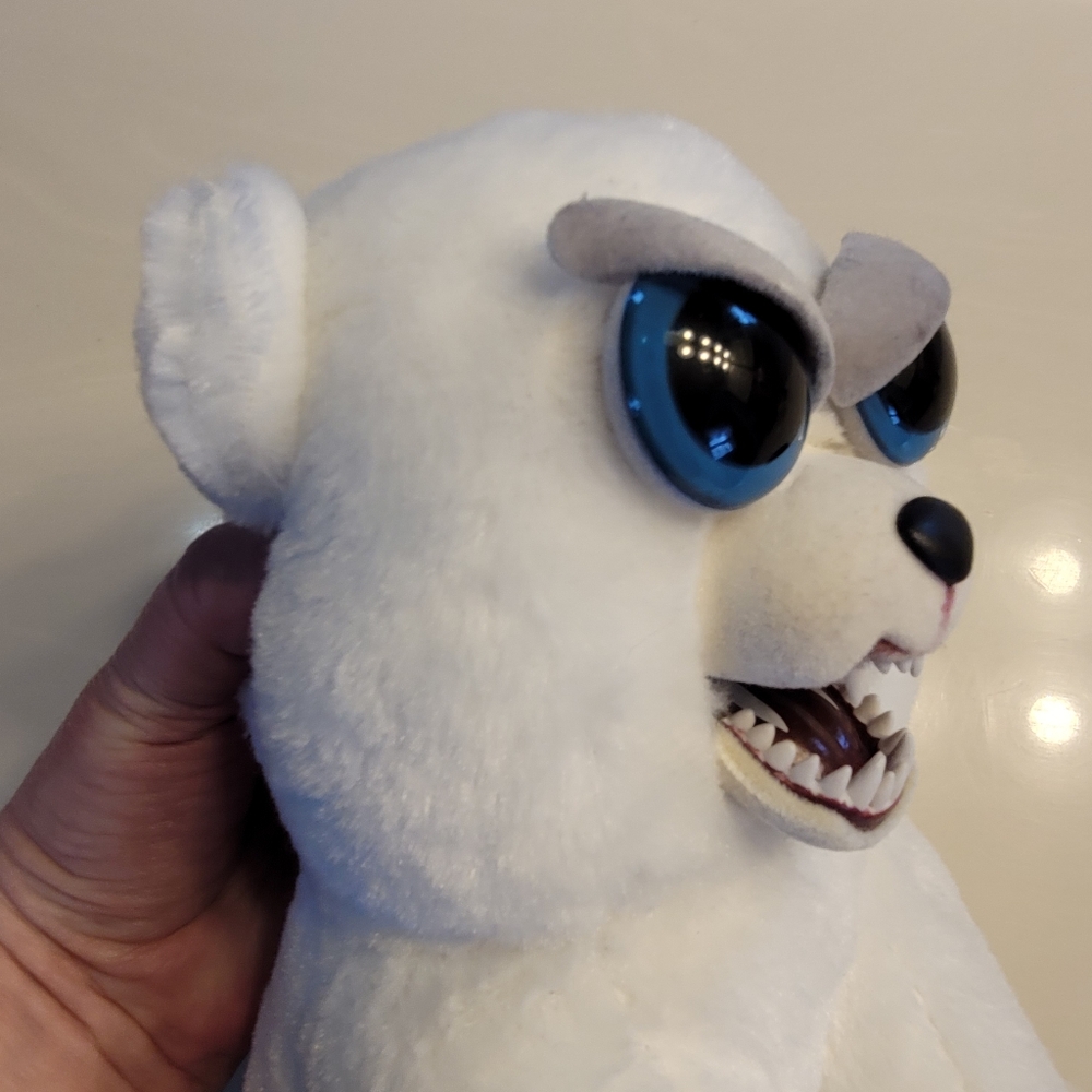 Feisty Pets Karl The Snarl The Polar Bear Plush - Picture 13 of 16